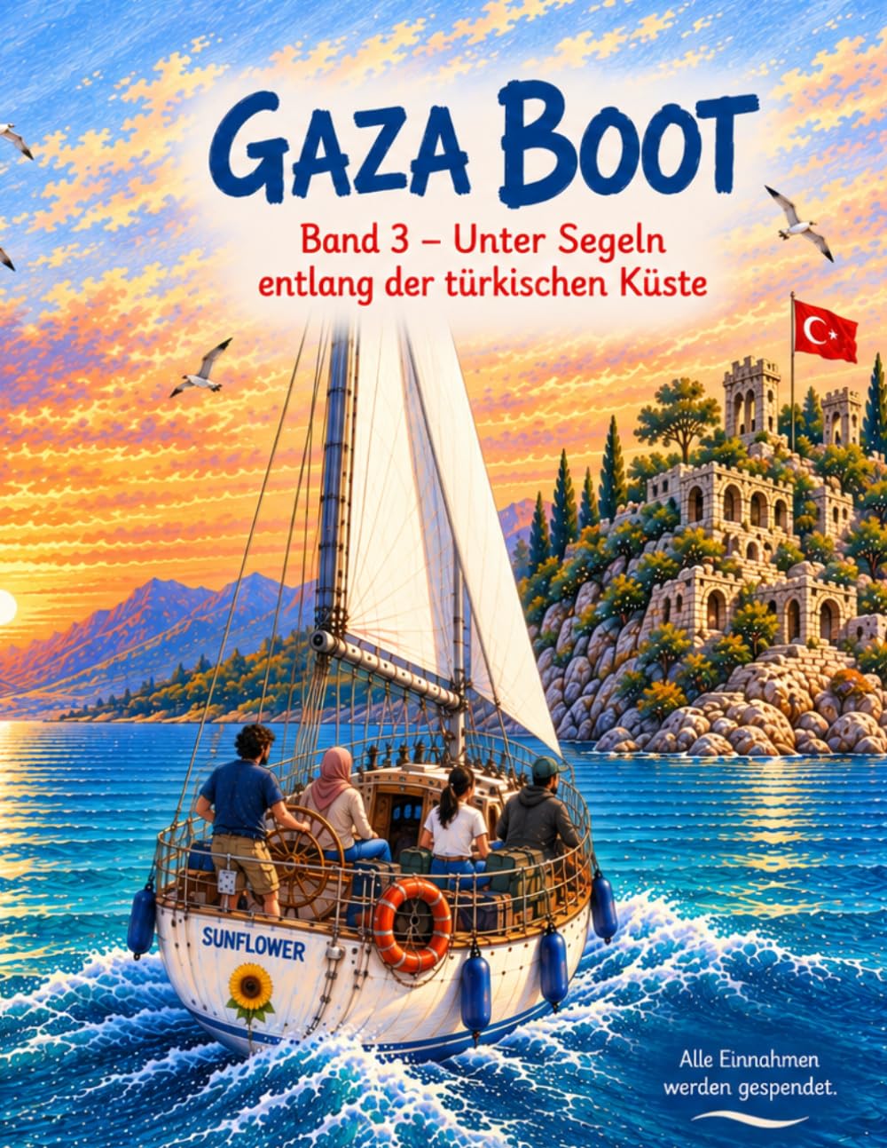 Gaza Boot - Band 3 Unter Segeln entland der Türkischen Küste: Ein wahres Segelabenteuer über Mut, Begegnungen und Zusammenhalt