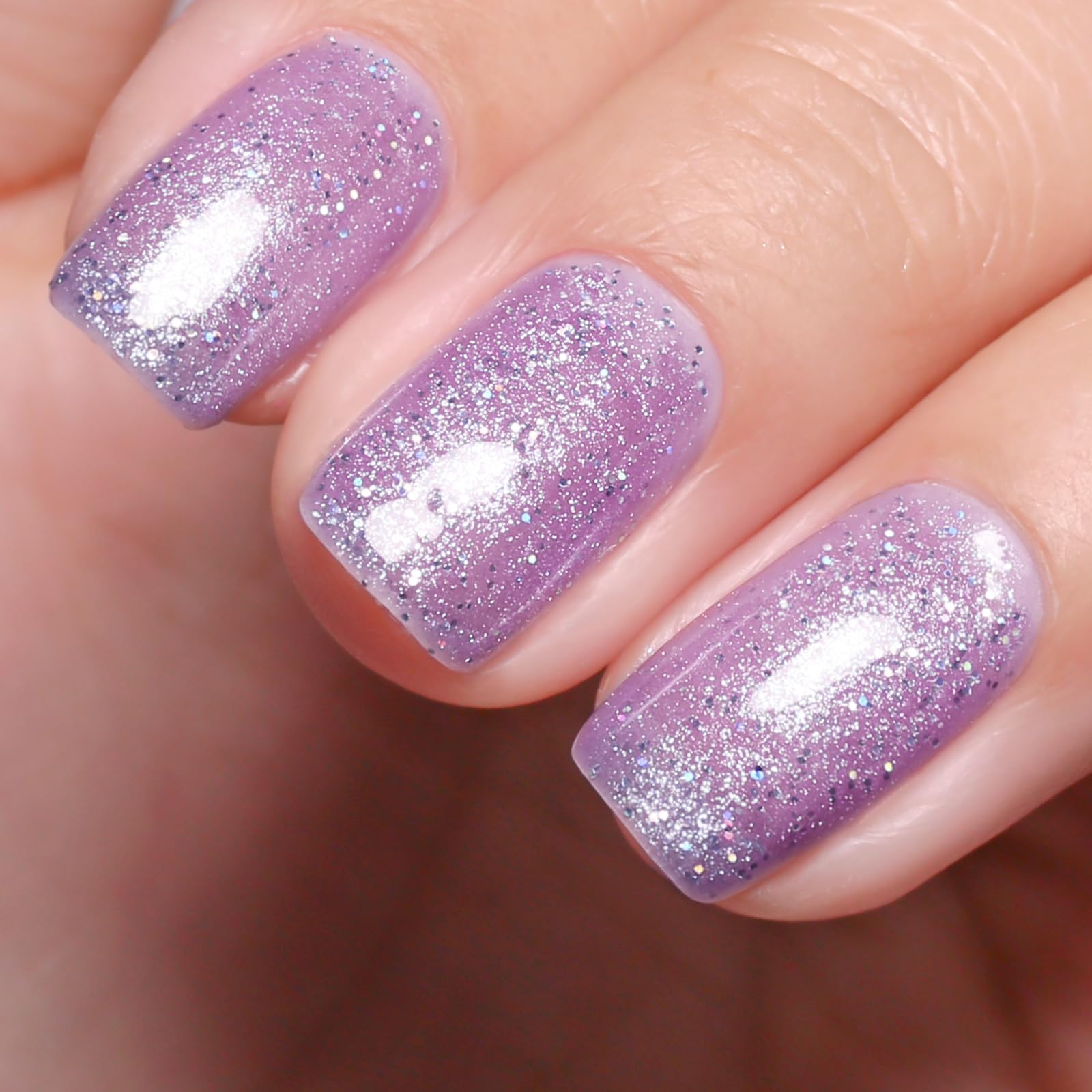 Ozzeal Iridescent Nude Mauve Pink Gel Nail Polish, 15ML Sparkle Shimmer Glitter, Soak Off LED UV Gel Nail Polish for Art DIY Manicure — view 35
