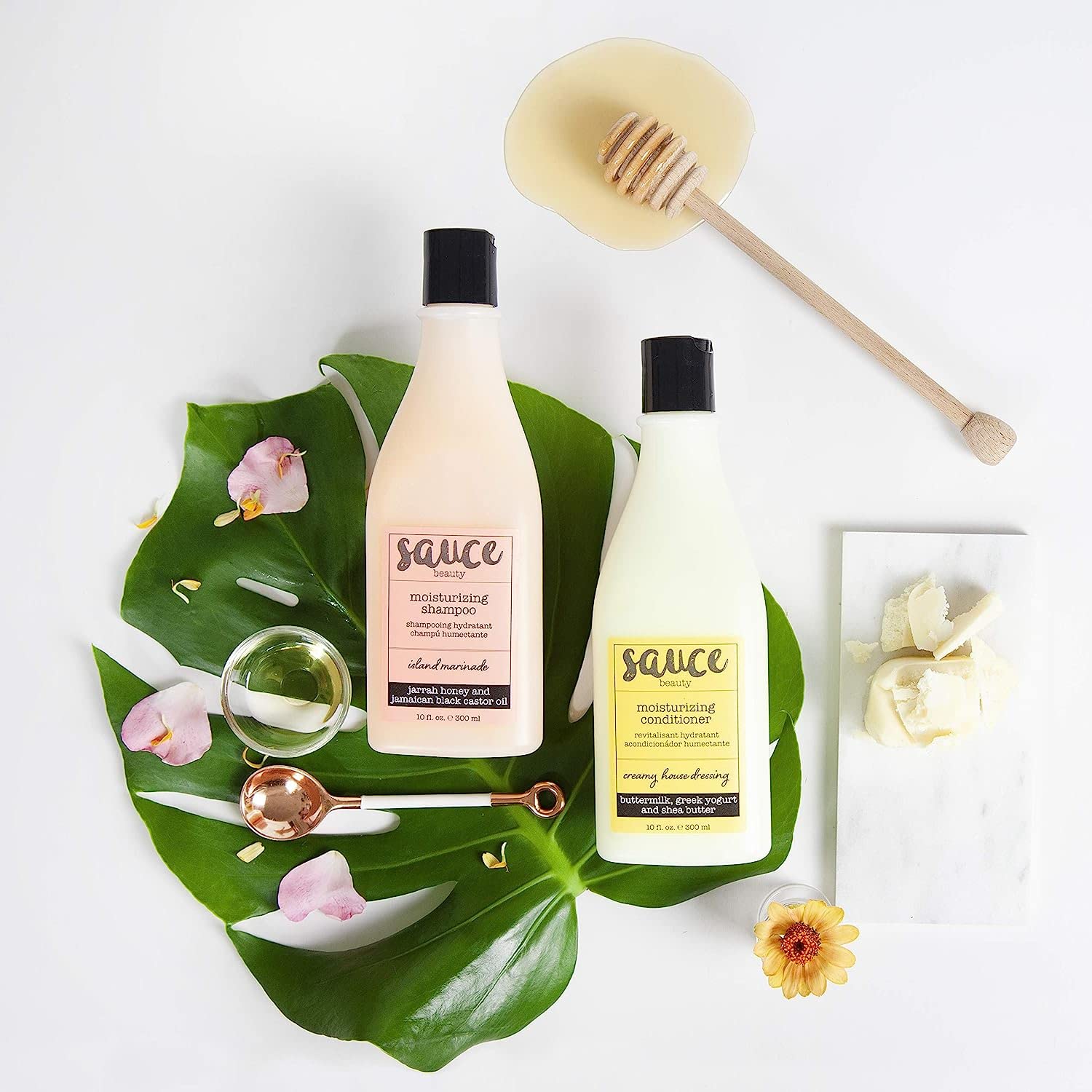 SAUCE BEAUTY Island Marinade and Creamy House Dressing Shampoo and Conditioner Set - 2 10 fl. oz. Bottles
