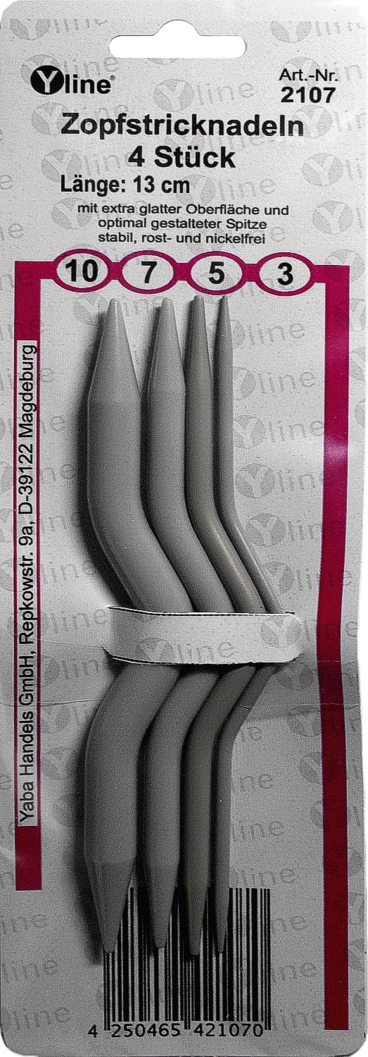 Zopfmusternadeln Set 3-10 mm