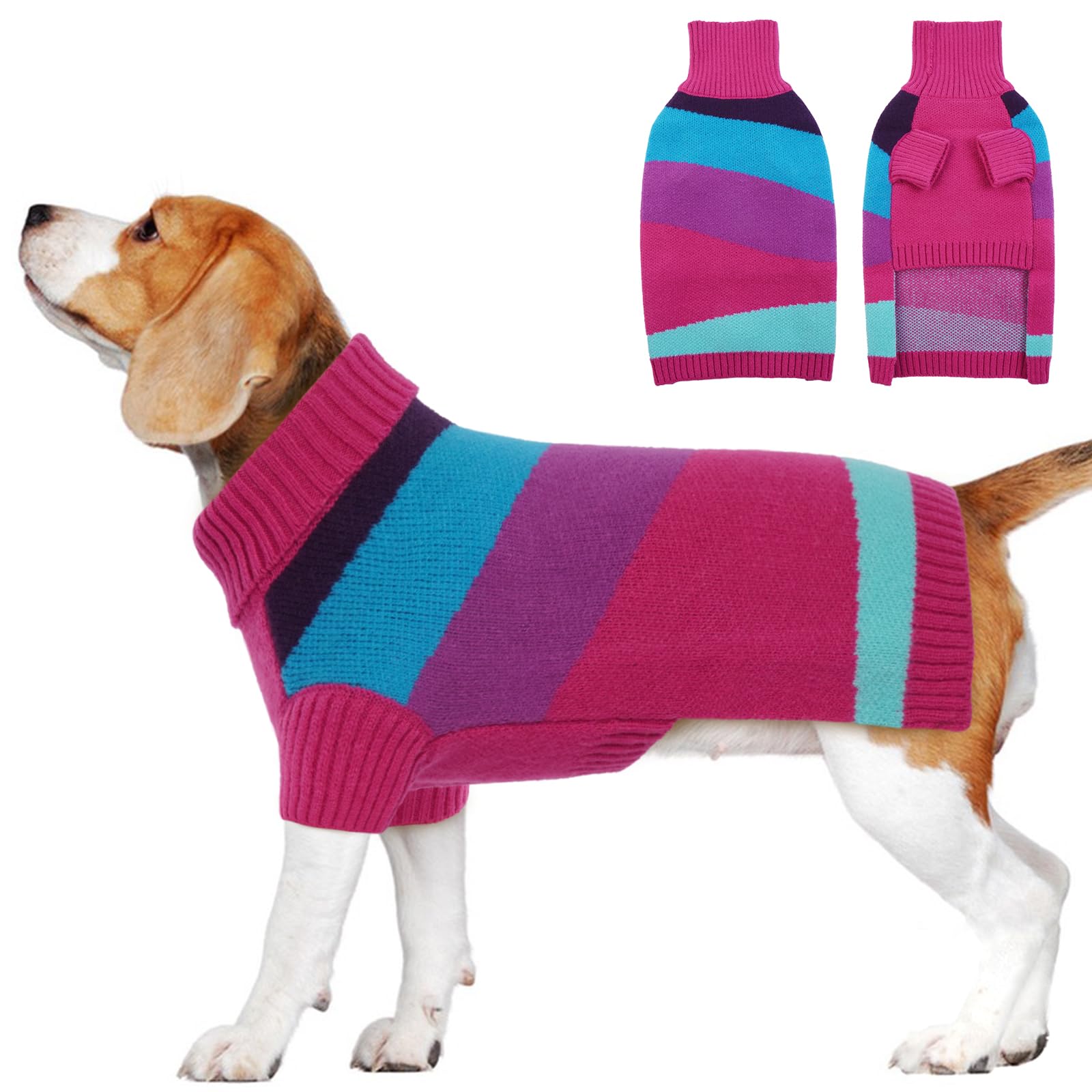 OUOBOB Dog Jumper Large Size Dog, Dog Jumpers for Large Dogs