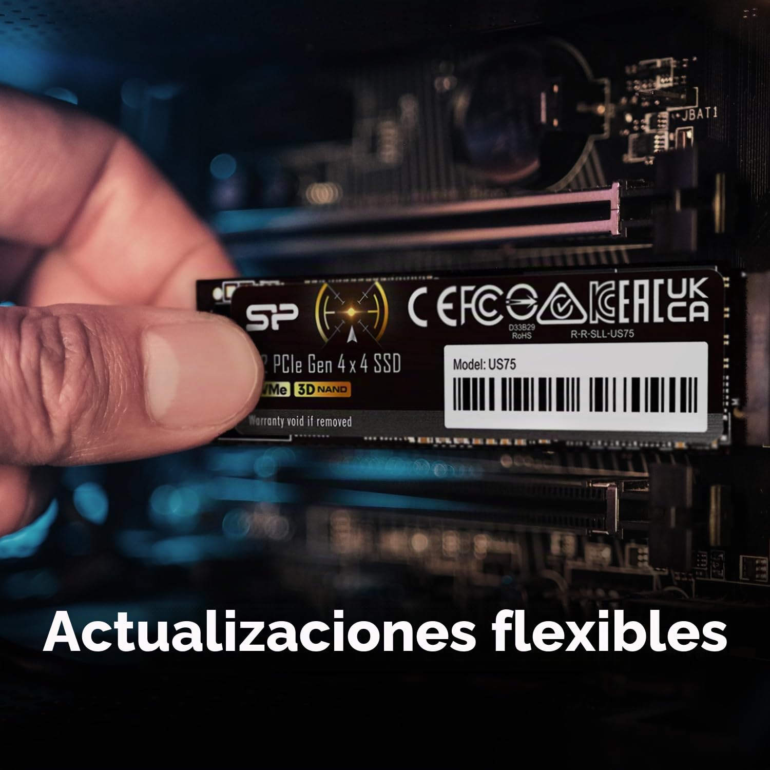 内蔵型SSD Silicon Power 1TB M.2 2280 SSD US75 Silicon Power 1TB US75 NVMe 4.0 Gen4 PCIe M.2 SSD R/W up to 7,000