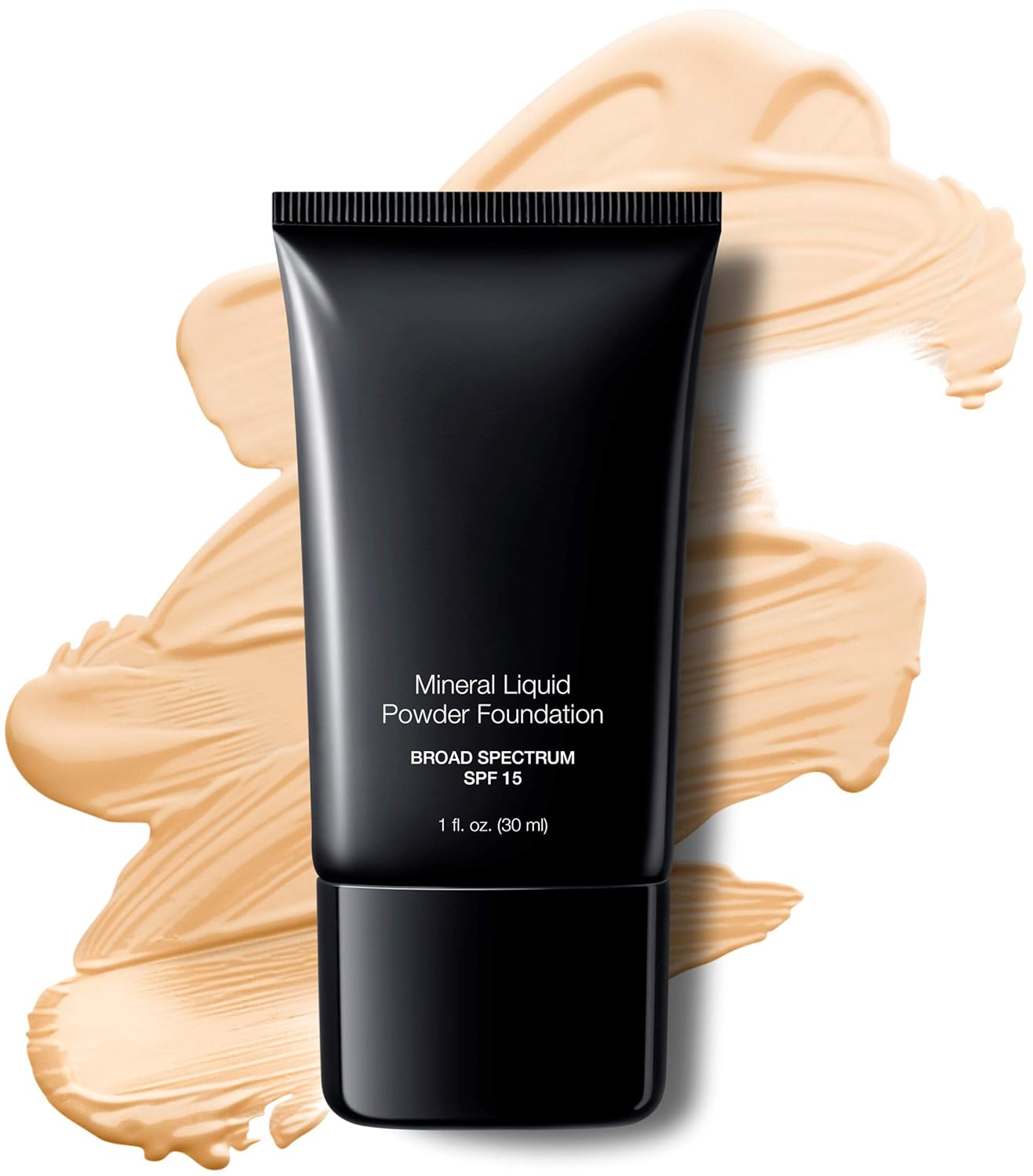 Mineral Liquid Powder Foundation SPF 15/1 Oz. Hypoallergenic - For All Skin Types (Porcelain)
