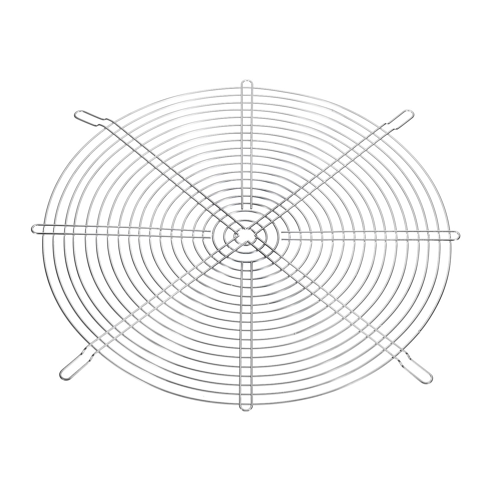 PATIKIL 300mm Ventola Dito Griglia, 2pz Metallo Griglia Protezione Protezione con Vite per Ventola Copertura Protettiva Fai-da-Te, Argento