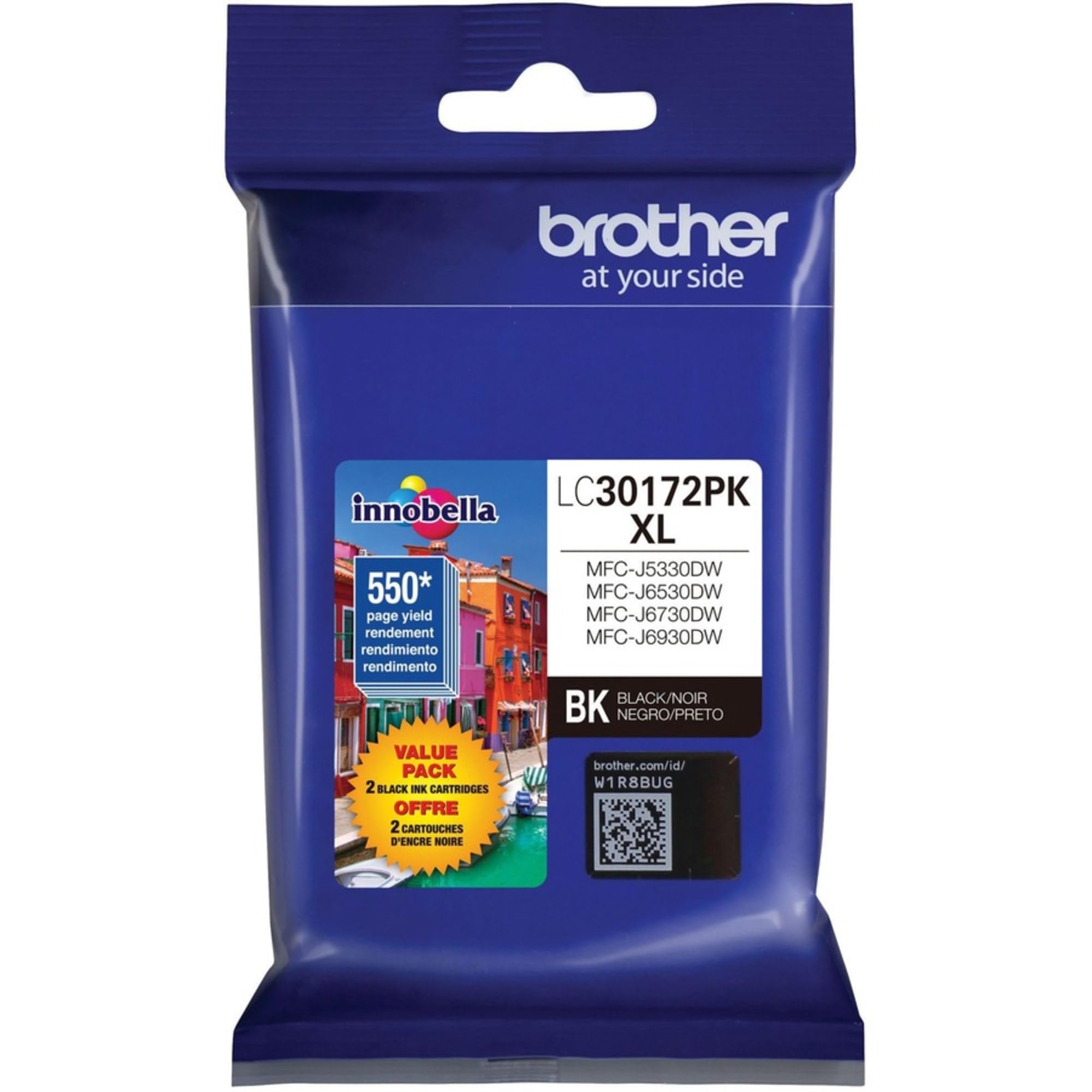 Amazon.com: Brother Printer LC30172PK High Yield XL Black Ink