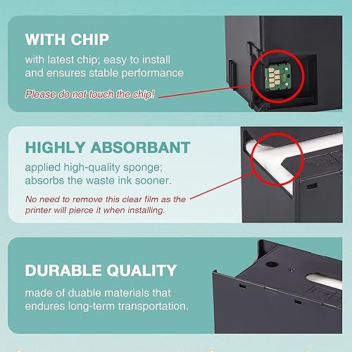 Miniatura 6 de Sawgrass - Unidad de recolección de residuos de repuesto para Sawgrass SG400 SG500 SG800 SG1000 Ricoh GC41 depósito de tinta de residuos de