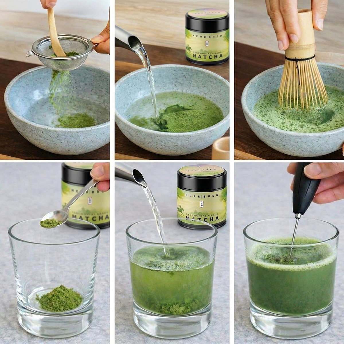 Matcha Ceremonialna 40g – Japońska Zielona Herbata w Proszku – Pierwszy Zbiór – Ceremonial Grade – Energia, Koncentracja, Równowaga – Do Matcha Latte