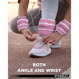 Adjustable Ankle Weights for Women Men and Kids | 1 Pair 5 10 15 18 20 Lbs Leg Wrist Ankle Weight Straps for Yoga, Walking, Running, Aerobics, Gym, Dance, Pilates, Cardio