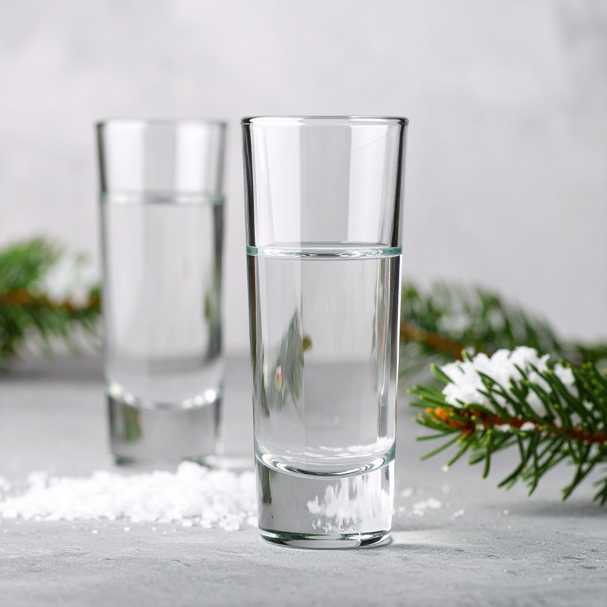 Glasmark KROSNO 1992 Bicchierini da Shot con Fondo Pesante – Set 12 Pezzi – 65 ml – Trasparente – Lavabile in Lavastoviglie