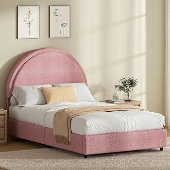 Amazon.com: REVOMINCA Twin Size Bed Frame, Boucle