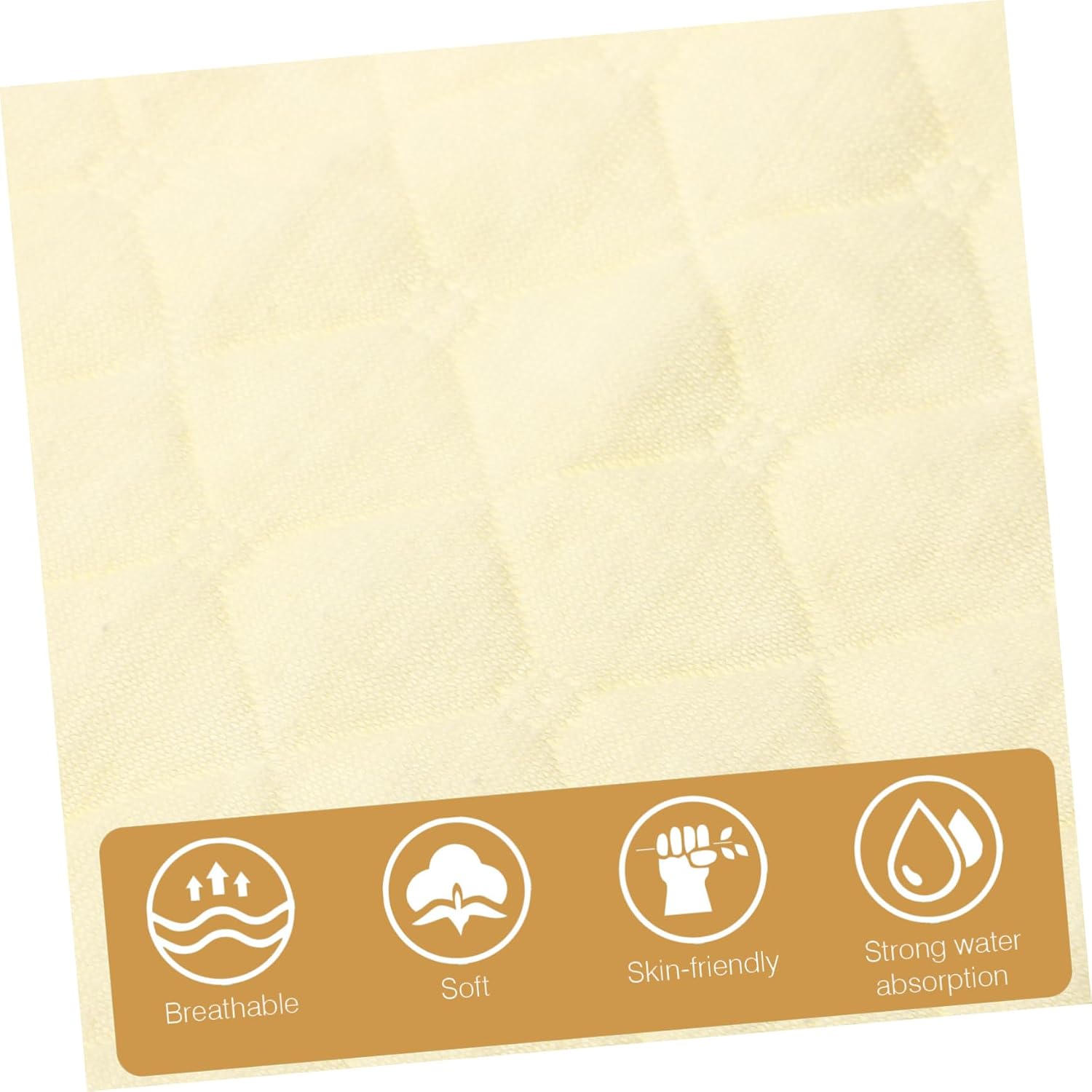 VICASKY 10-Pack Reusable Diaper Liner Washable for Baby Newborn Infant Unisex Lightweight Portable Easy to Use
