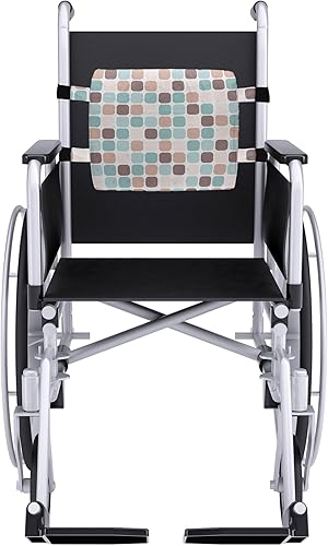 Miniatura 6 de Ambesonne Abstract Lumbar Back Support Pillow, Rounded Squares Illustration, High Density Foam for Office Chairs Car Seats, 14" x 13", Multicolor