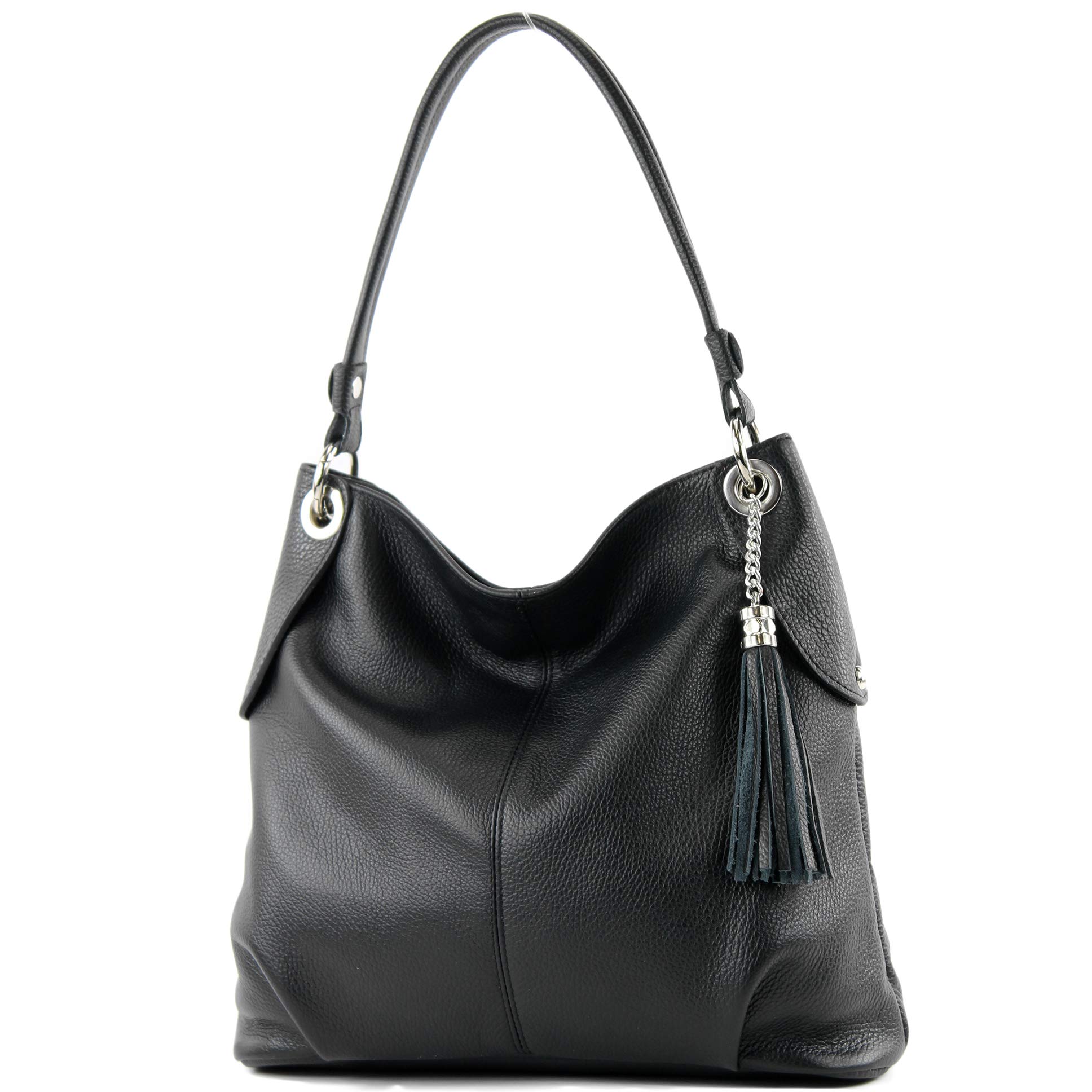 modamoda de - T185 - Sac à bandoulière en cuir pour dames