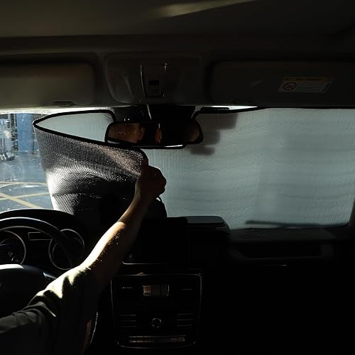 Miniatura 4 de Parasol para parabrisas delantero de automóvil para Ben-Z Clase G 2004-2018, parasol de ventana delantera, visera solar reflectante plegable,