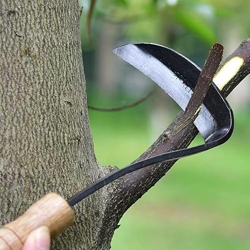 Miniatura 4 de Kana Hoe 217 Herramienta de jardín japonesa - Azada de mano/hoz es perfecta para deshierbar y cultivar. El borde de la hoja es muy afilado.