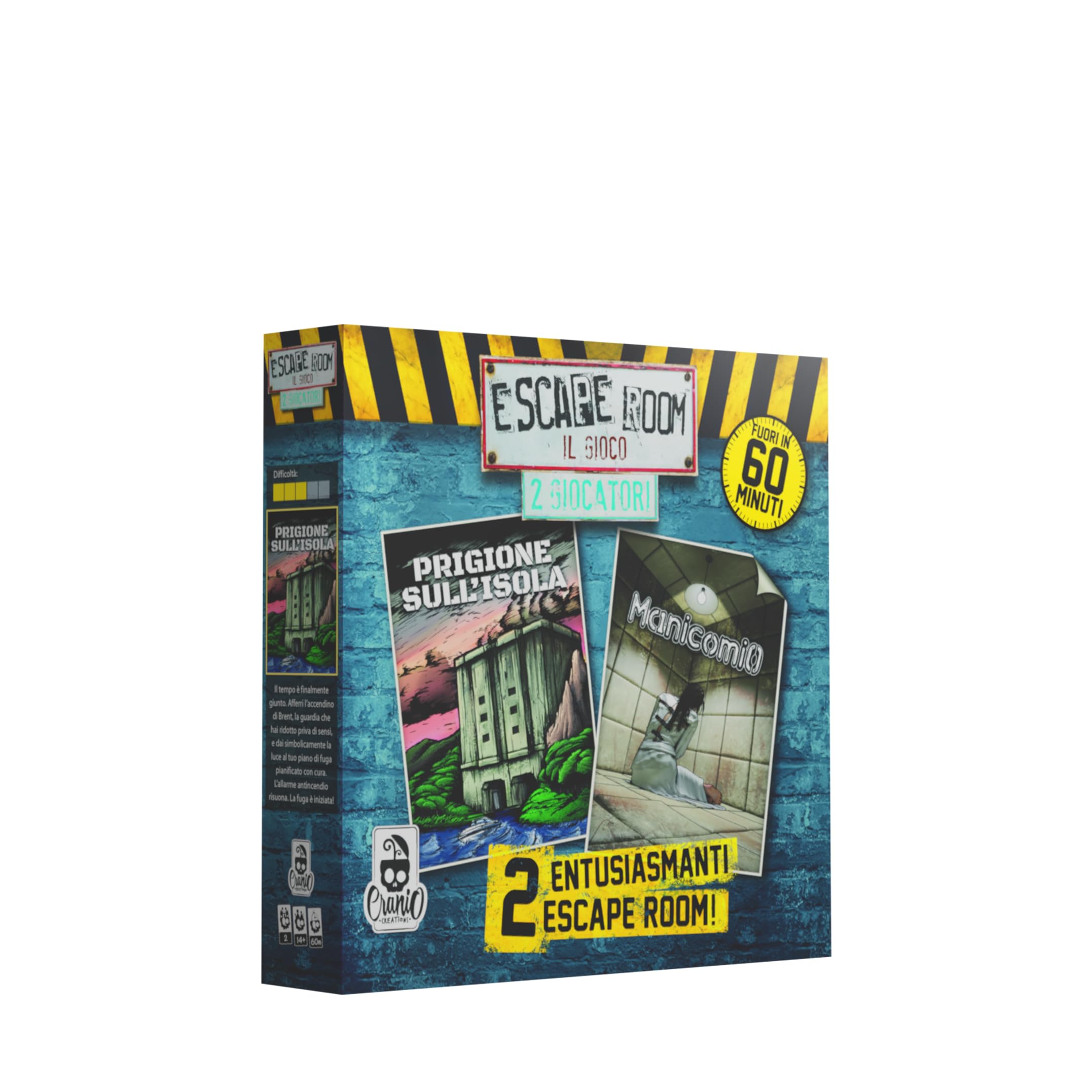 Escape Room 2 Player Classic Skull Creations CC272, Blue