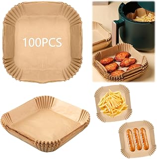 100 Pieces Hot Air Fryer Baking Paper Ninja Double Stack SL300EU | Baking Paper Hot Air Fryer 7.6L Ninja SL300 EU Air Fryer Baking Paper