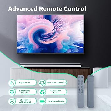 Soundbar Remote Control Replacement fit for JBL BAR 300 BAR 500 JBLBAR300PROBLKAM JBLBAR500PROBLKAM Sound BAR