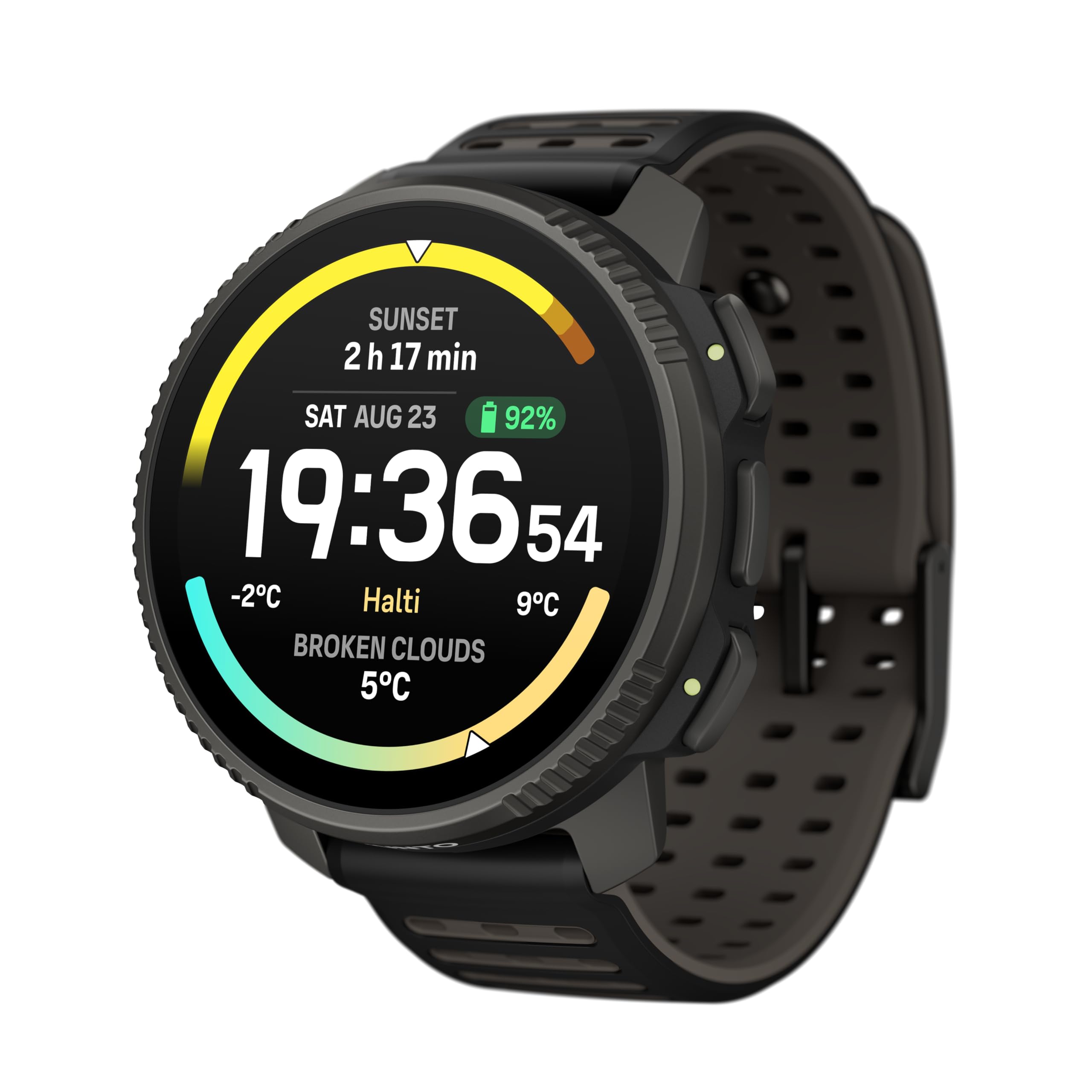 SUUNTO Vertical 2 Montre GPS Sport, Écran Tactile AMOLED Lumineux avec Design Robust, Lampe LED Intégrée, Autonomie 20 Jours, Cartes Hors-​Ligne, Navigation Fiable, 115+ Modes de Sport