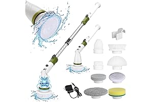 Electric Spin Scrubber - Bathroom Shower Scrubber with Cleaning Brush for Bathtub...