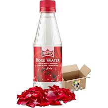 Rose Water Bottles 1x310ml | Food Grade Rosewater Essence For Cooking, Baking, Hair, Skin & Face Toner Grocery King