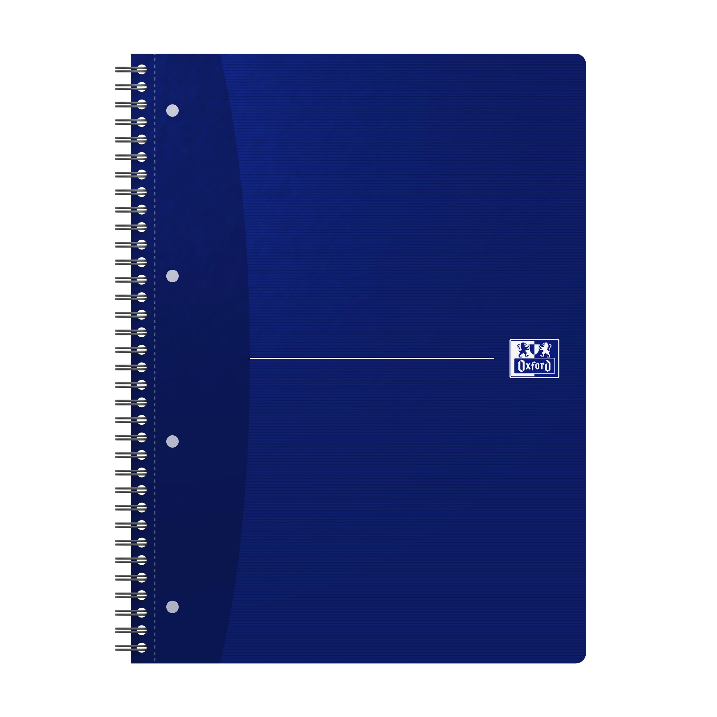 Oxford Collegeblock A4, kariert, 70 Blatt, original blue / blau, 5 Stück