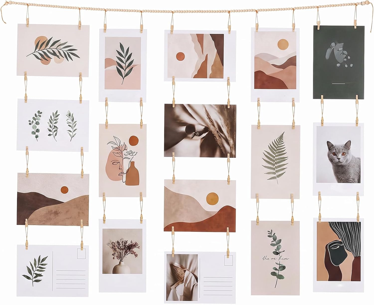 Kids Artwork Wall Display Hanging Photo Display Macrame Wall Decor