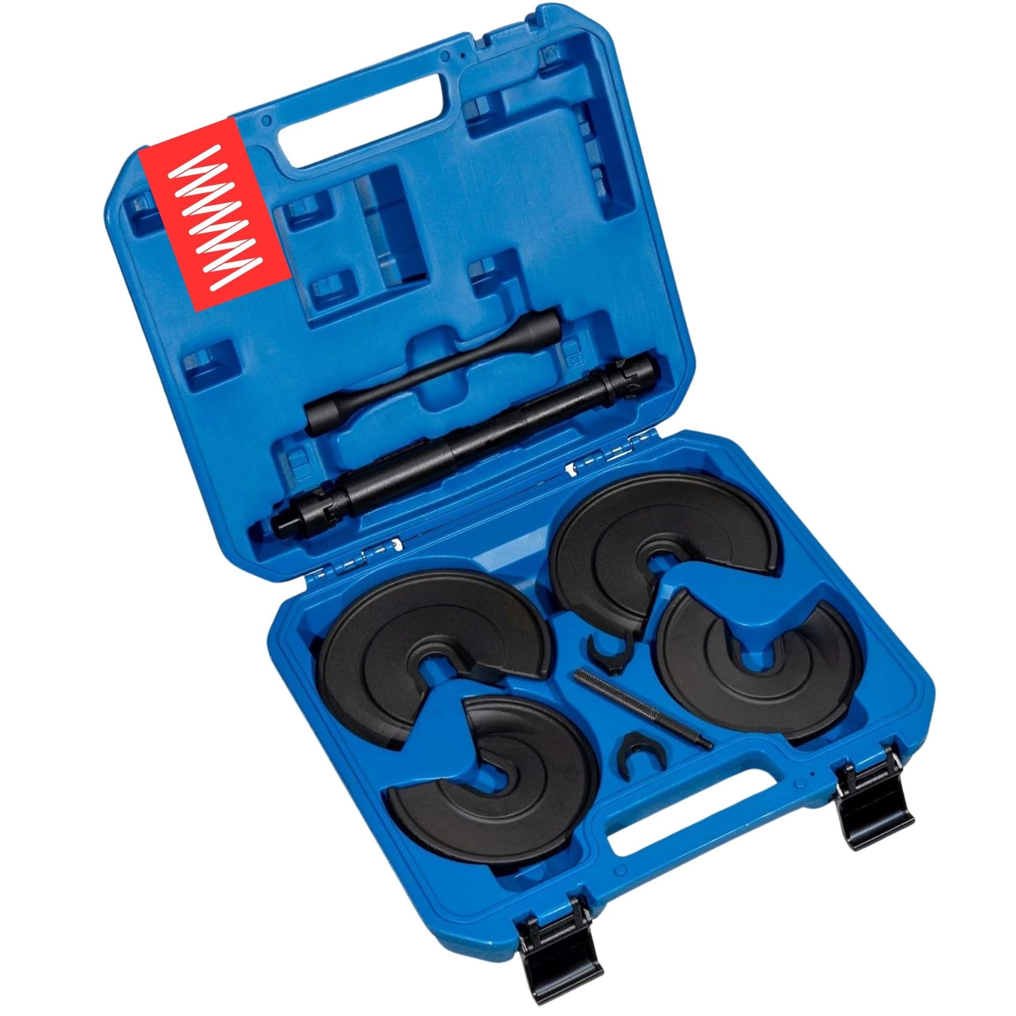 SW-Stahl 10212L Set Tendimolle Universale - Kit Compressione Molle | Set professionale per ammortizzatori e sospensioni auto, coppia di tenditori robusti in acciaio, uso universale