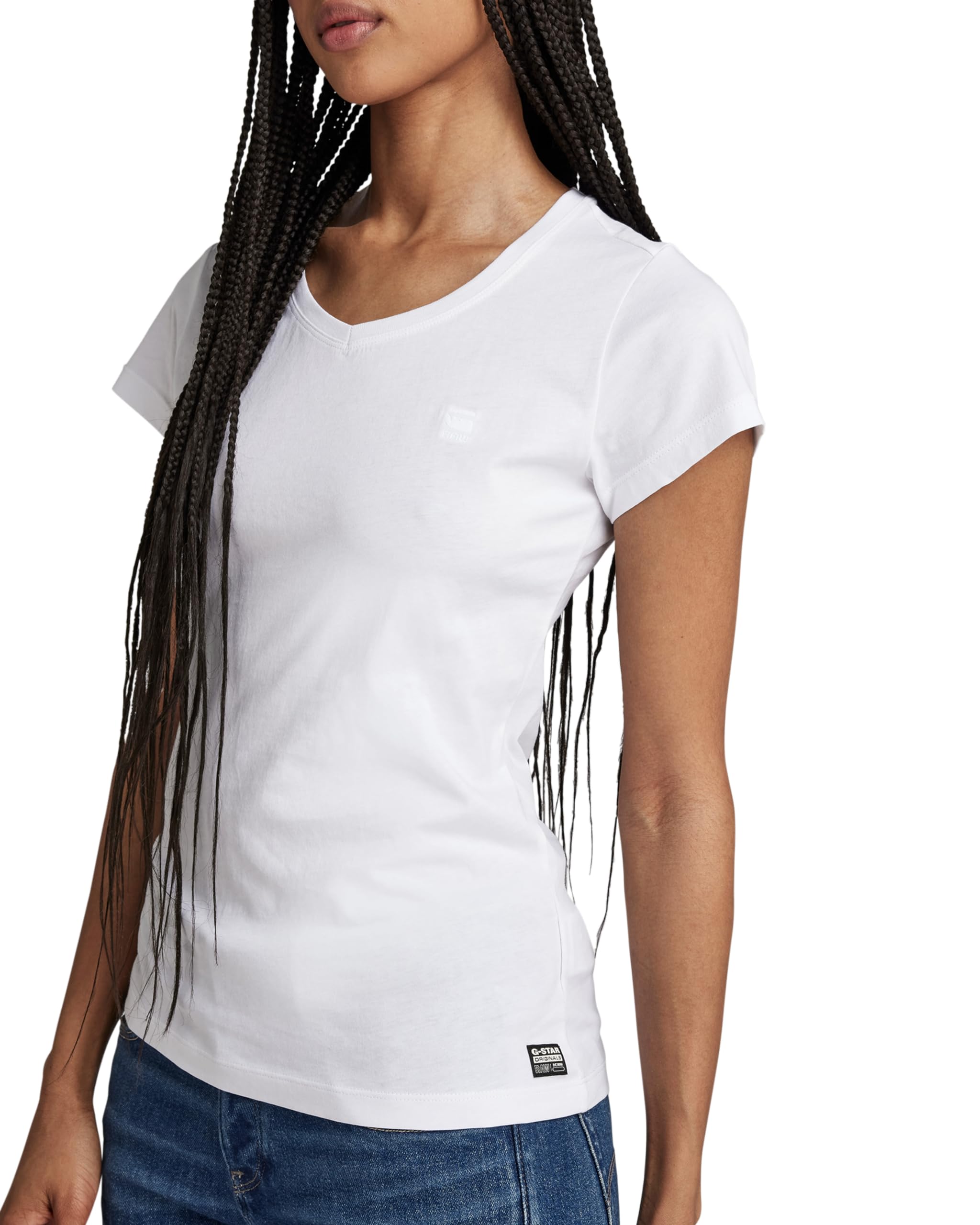 G-Star Mujer Eyben Slim V-Neck Top 2.0