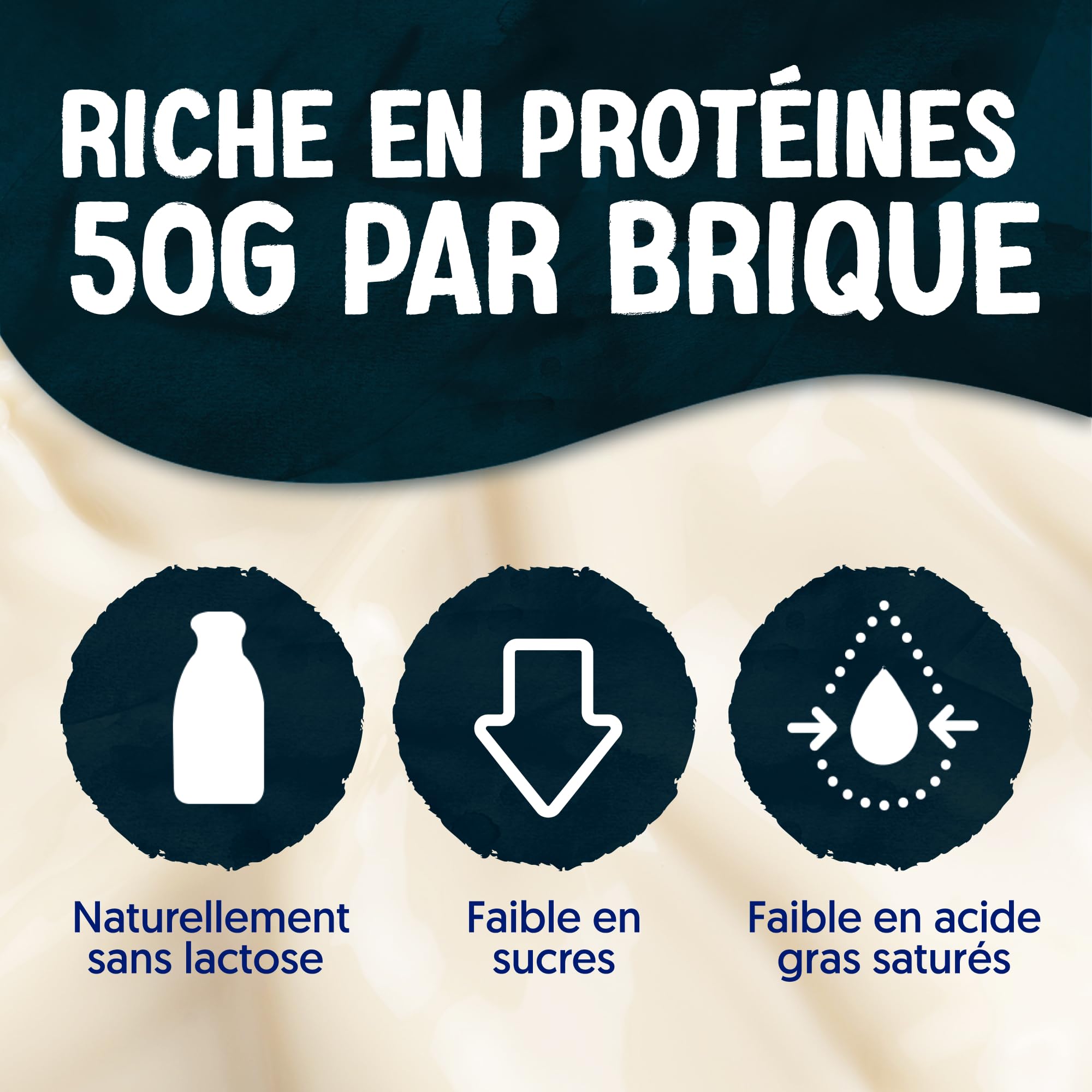 Alpro - Boisson végétale - Soja protéine nature - 1L- Lot de 8x1L