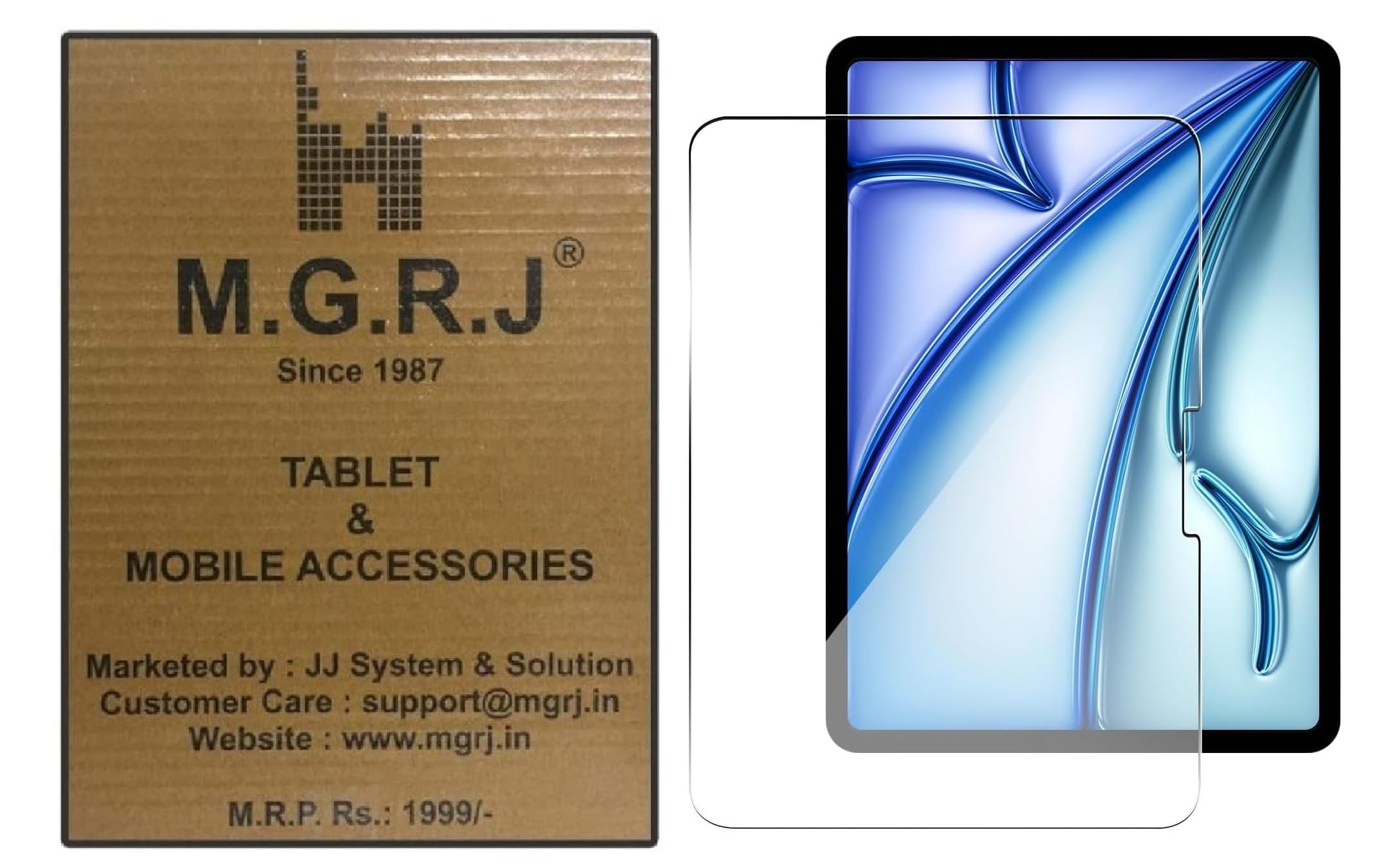 M.G.R.J® Tempered Glass Screen Protector for Apple iPad Air 11 M2 (2024) (A2899, A2900, A2902, A2903) (B0D83Q52N7) Amazon Price History, Amazon Price Tracker