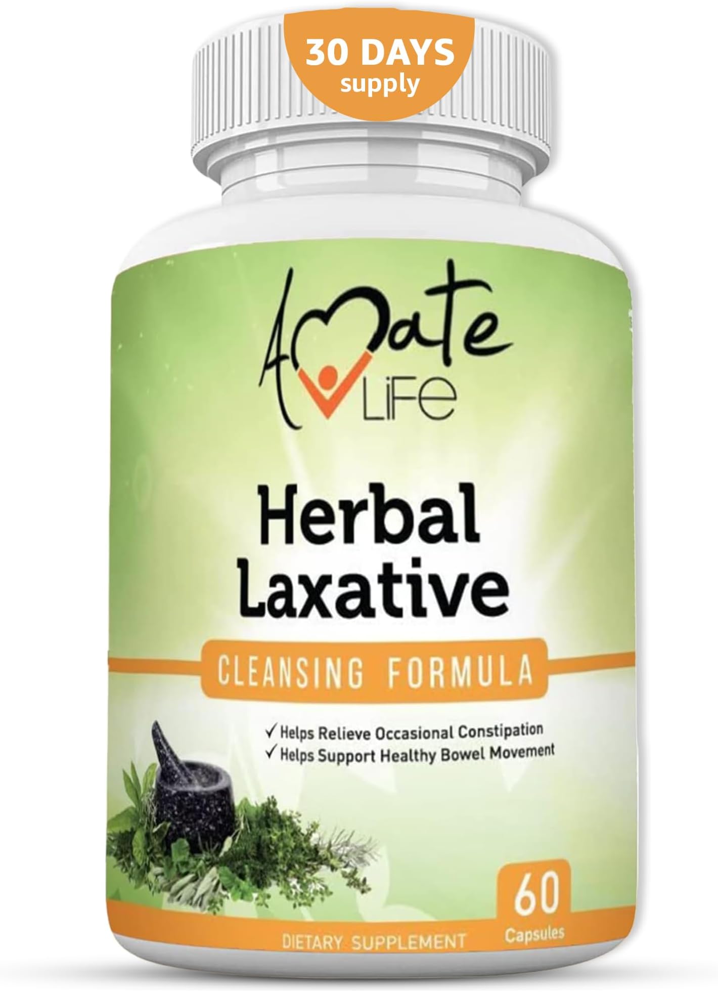 Amate Life Herbal Laxative Intestine Cleansing Formula