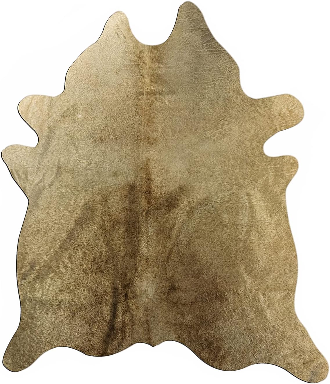 Natural Geneva Cowhide Area Rugs for Living Room and Bedroom | Handmade 100% Cow Rug with Low Pile | Shed-Resistant Home and Office Rug, Natural, 5 ft x 7 ft