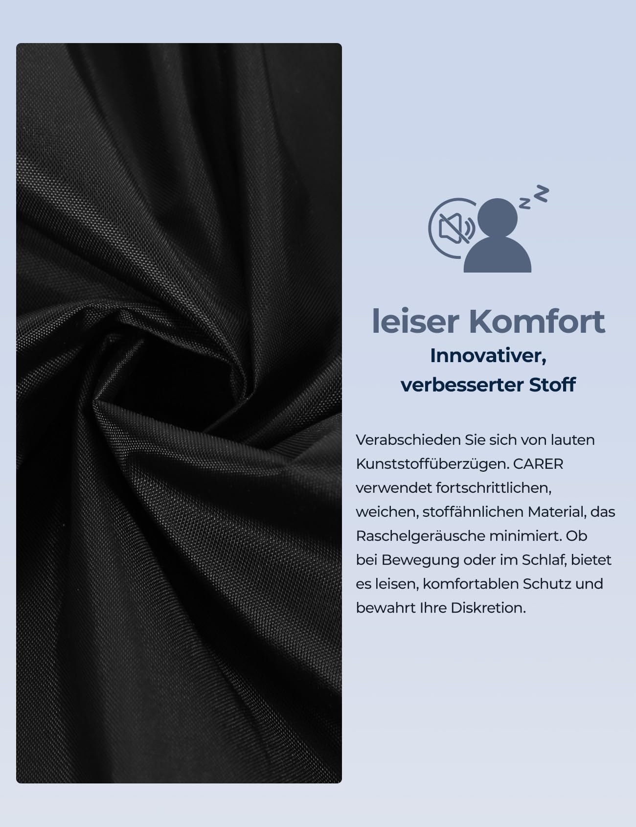 Carer 3er-Pack Inkontinenz-Überhose für Erwachsene Unisex Boxershorts | Auslaufsicher Geräuschlos Verstellbarer Beinabschluss Waschbar Wiederverwendbar Wasserdicht Gummihose Schwarz Größe L