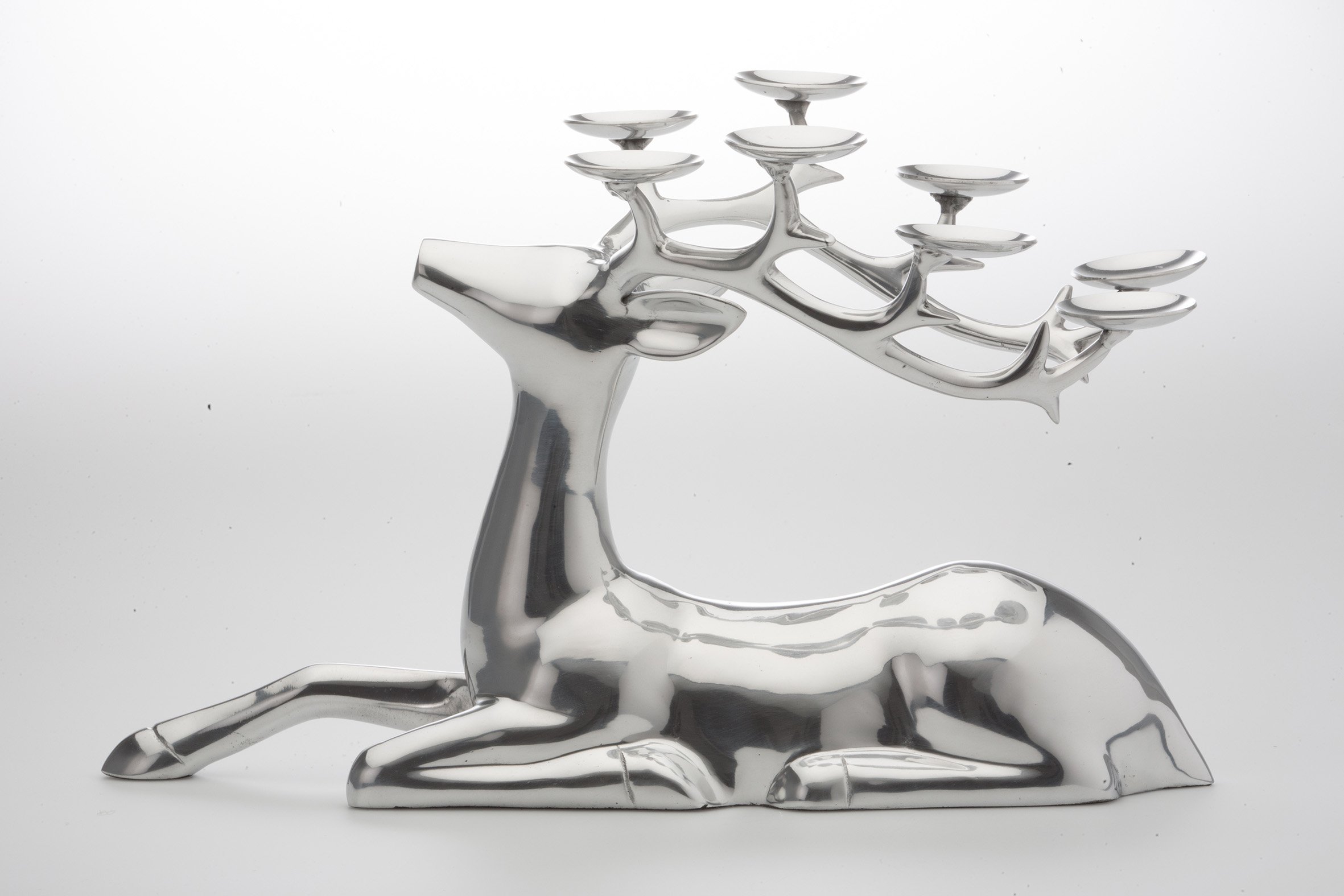 Hermann Bauer Jun Décoration de Noël en aluminium poli