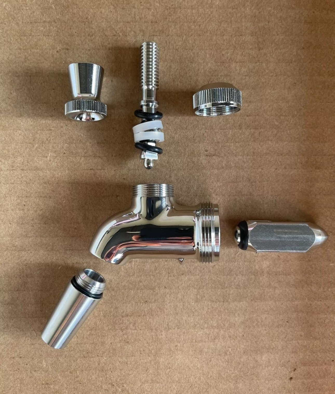 FS-600 Forward Sealing 304SS Beer Faucet