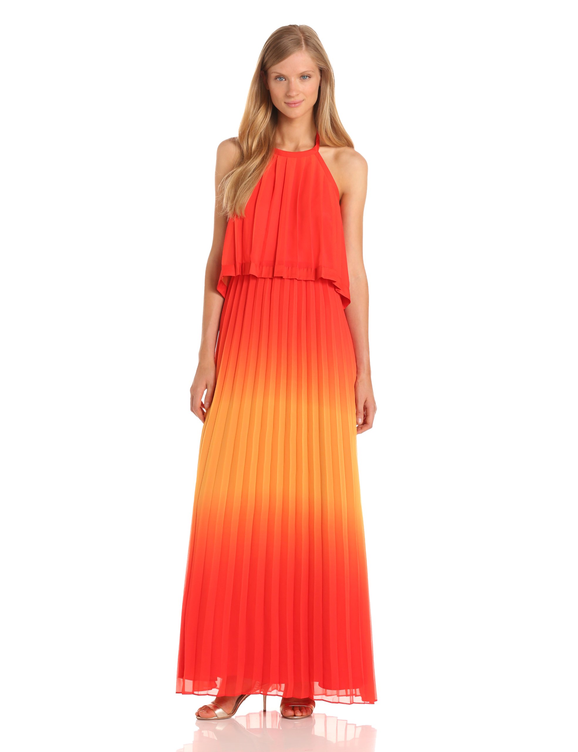 Jessica Simpson Women's Halter Maxi Dress