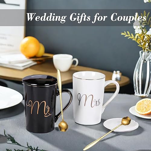 Miniatura 6 de Juego de tazas de regalo de boda para recién casados Mr and Mrs  Let's Have Coffee Together for the Rest of Our Lives  Regalos de despedida de