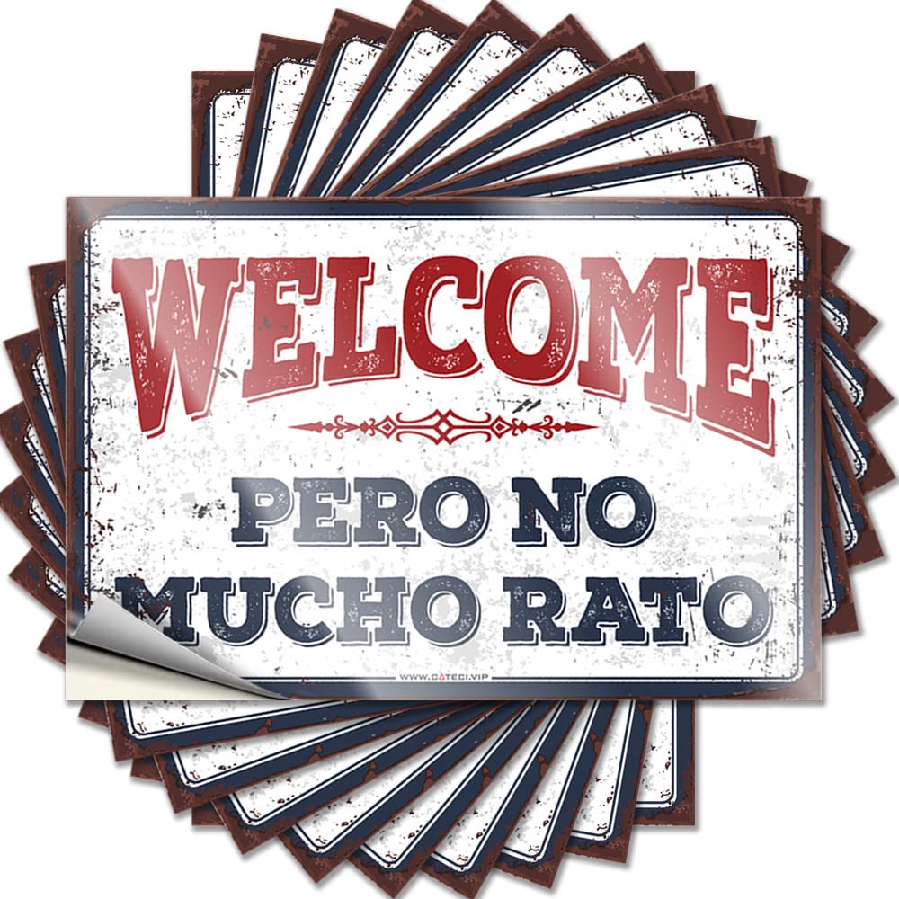 Fuzzy Bumper, Core Fun Welcome Pero No Mucho Rato | Funny Quote Cars Decals(6X9CM)