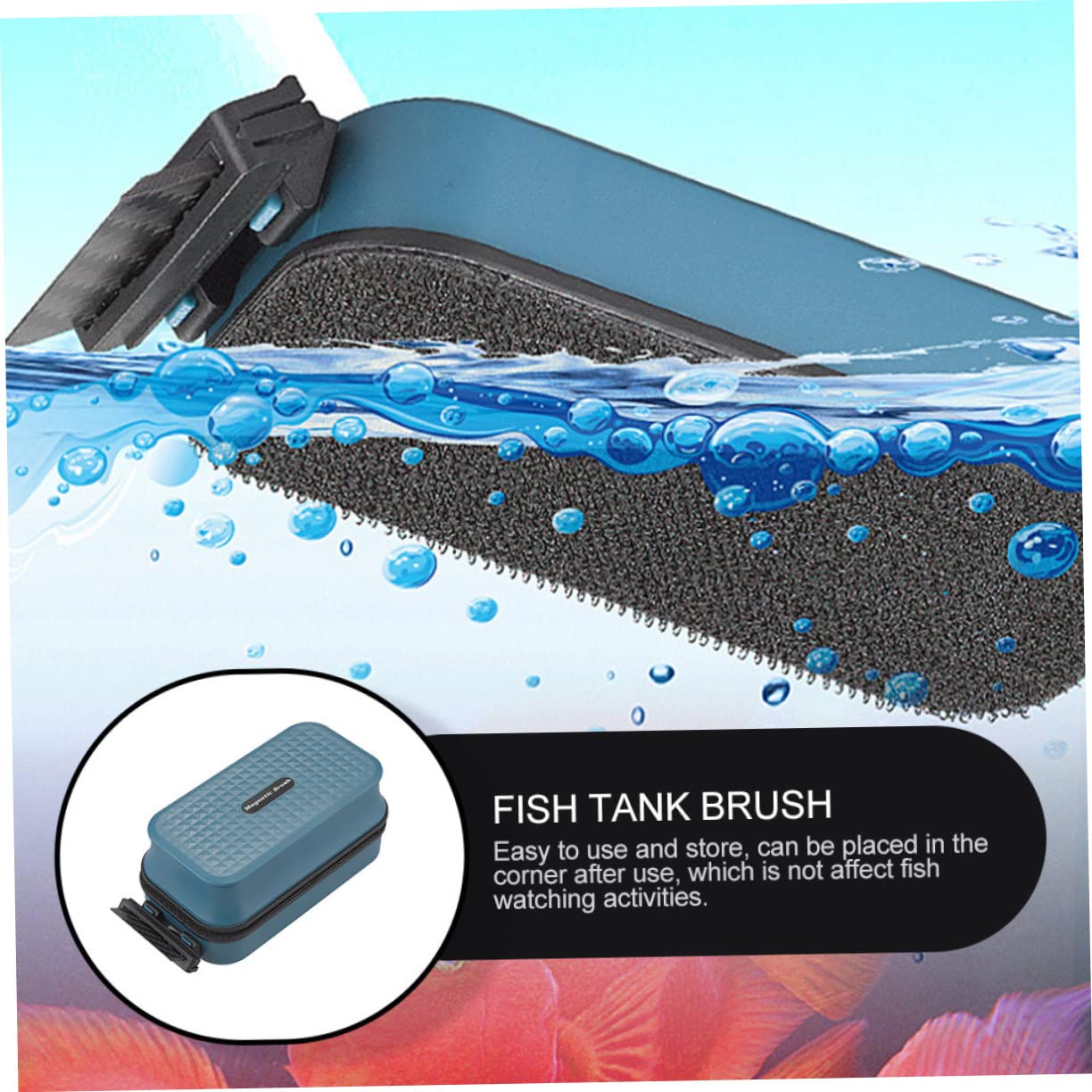 PRETYZOOM 2stücke Magnetische Aquarium Bürste Doppelter Glasreiniger Für Aquarien Schwimmendes Design Einfach Zu Bedienen Sorgt Für Sauberes Wasser Und Schützt Fische Geeignet Für