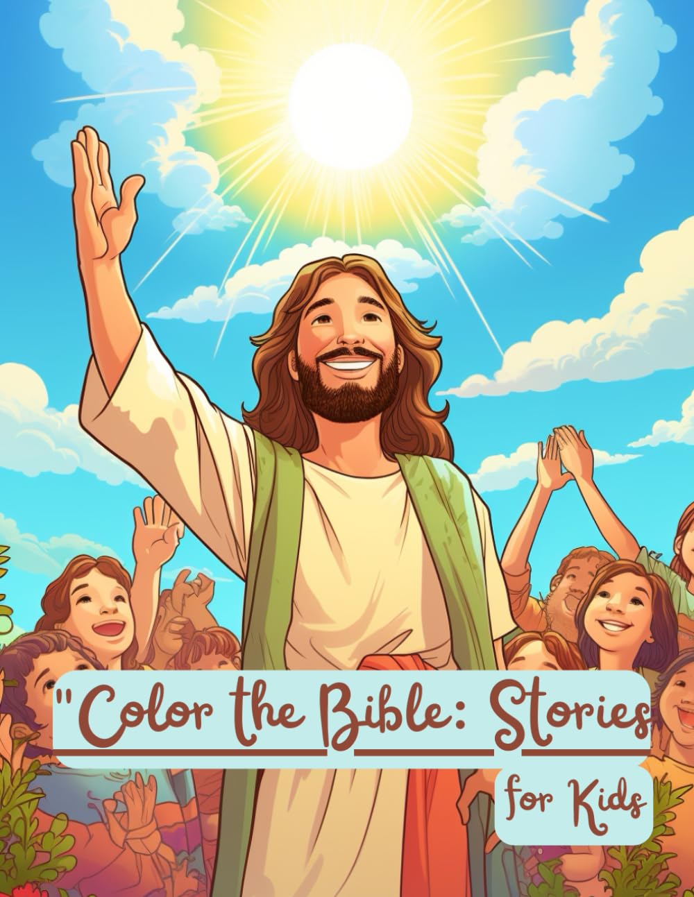 The Miracles of Jesus: A Bible Coloring Book for Kids: Creative Pages to Explore Jesus' Miracles and Teachings