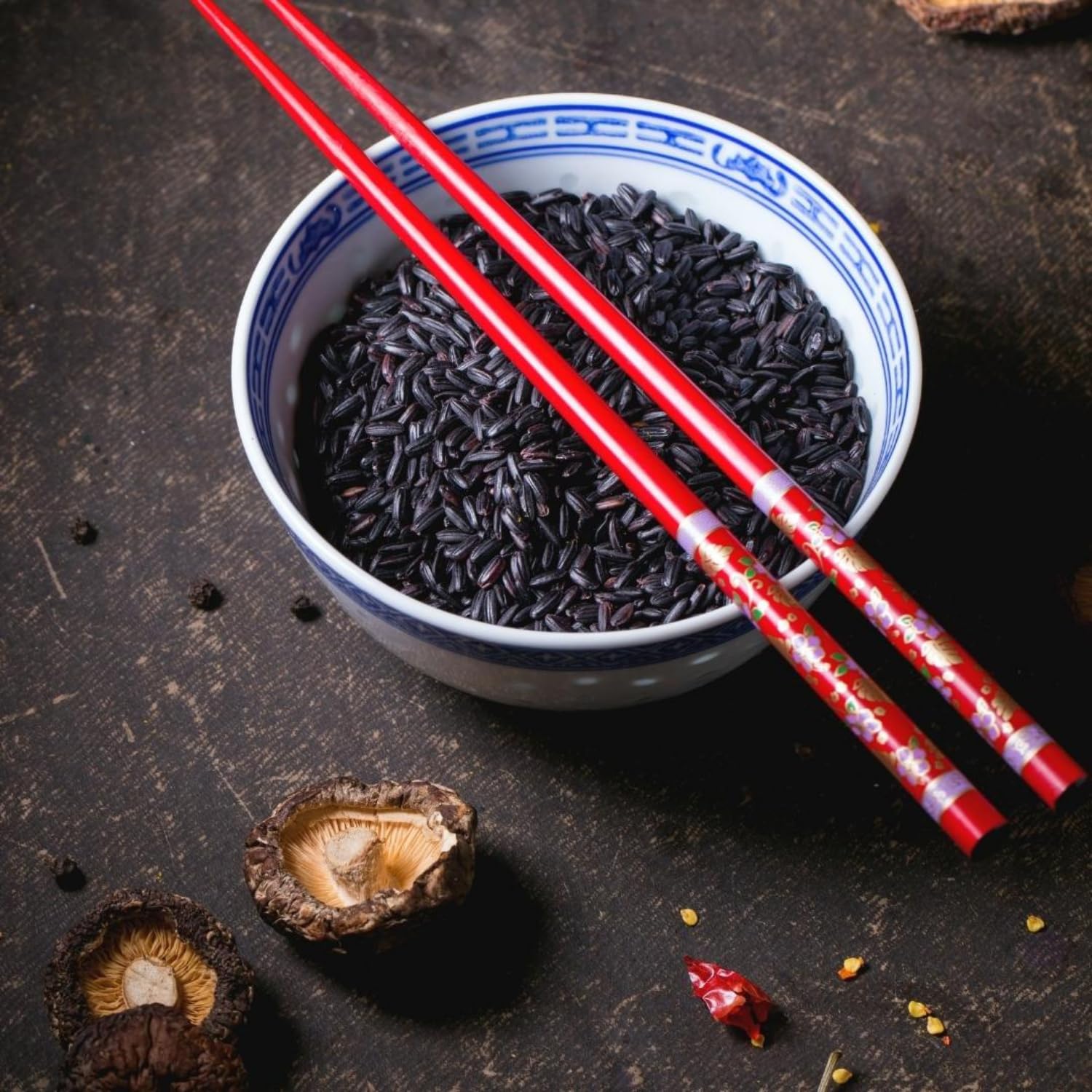 ROYAL THAI RICE - Schwarzer Klebereis - 10 X 1 KG - Multipack | Erstklassiger Schwarzer Klebreis aus Thailand - ideal für Wok-Gerichte, Beilagen und authentische asiatische Küche