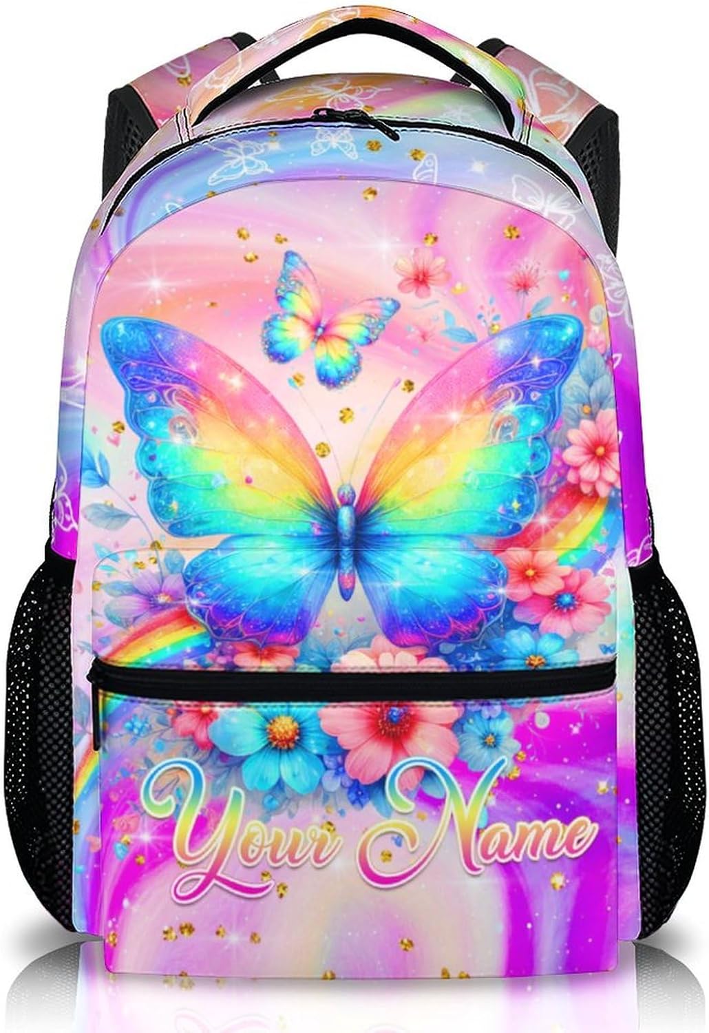 School Backpack for Kids Girls - Personalized Toddler Backpacks for for Travel Camping Casual - Customized School Supplies for Preschool Kindergarten Elementary