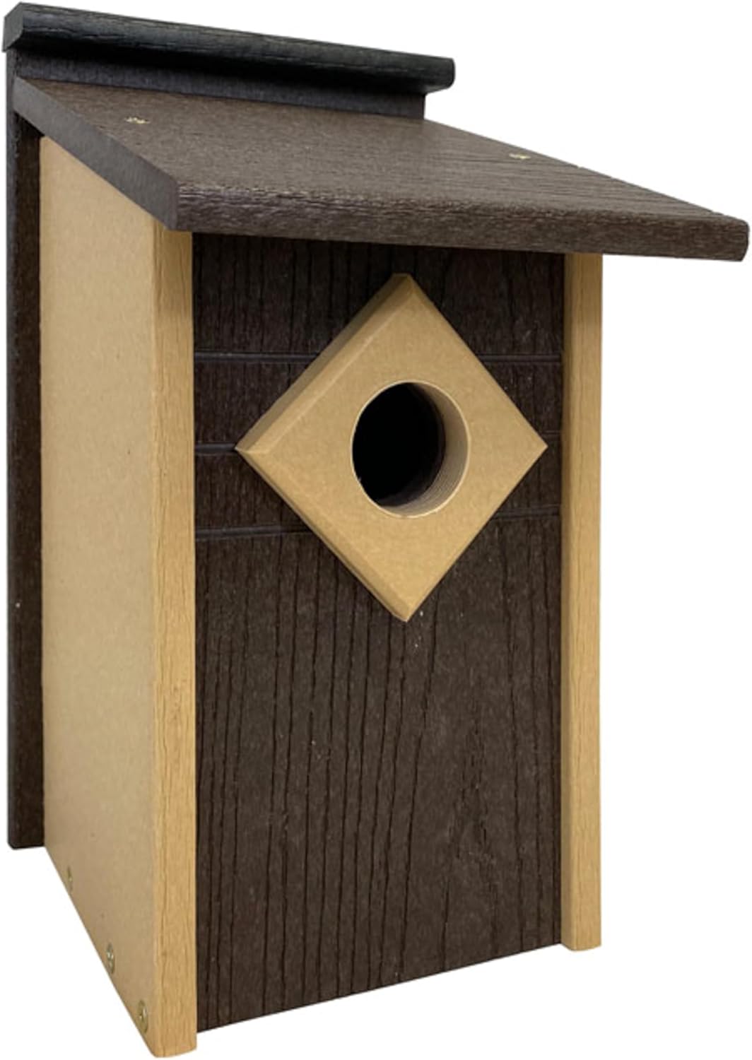 Audubon Contemporary Recycled Plastic Bluebird House, Brown