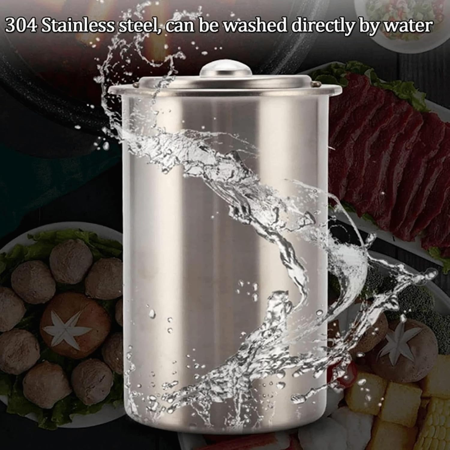 Ham Press Maker,Stainless Steel Round Shape Meat Press Maker,Meat Press Mold for Deli Meats,Seafood Meat Poultry Patty Gourmet Cooking Tools