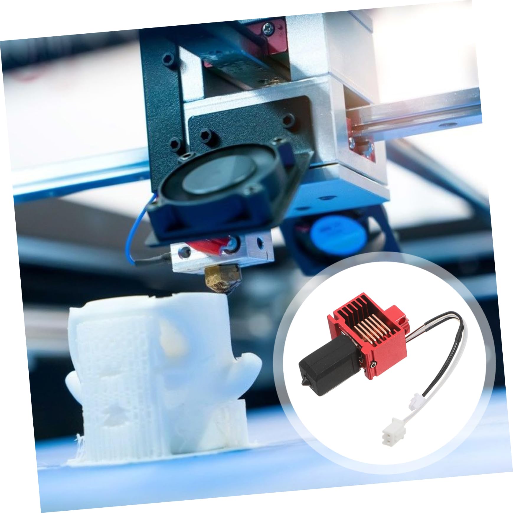 Veemoon 1 Set Hotend per Stampanti con Ugelli Intercambiabili Indurito Compatibile con Labs Kit Accessori per Estrusore per Prestazioni Ottimali