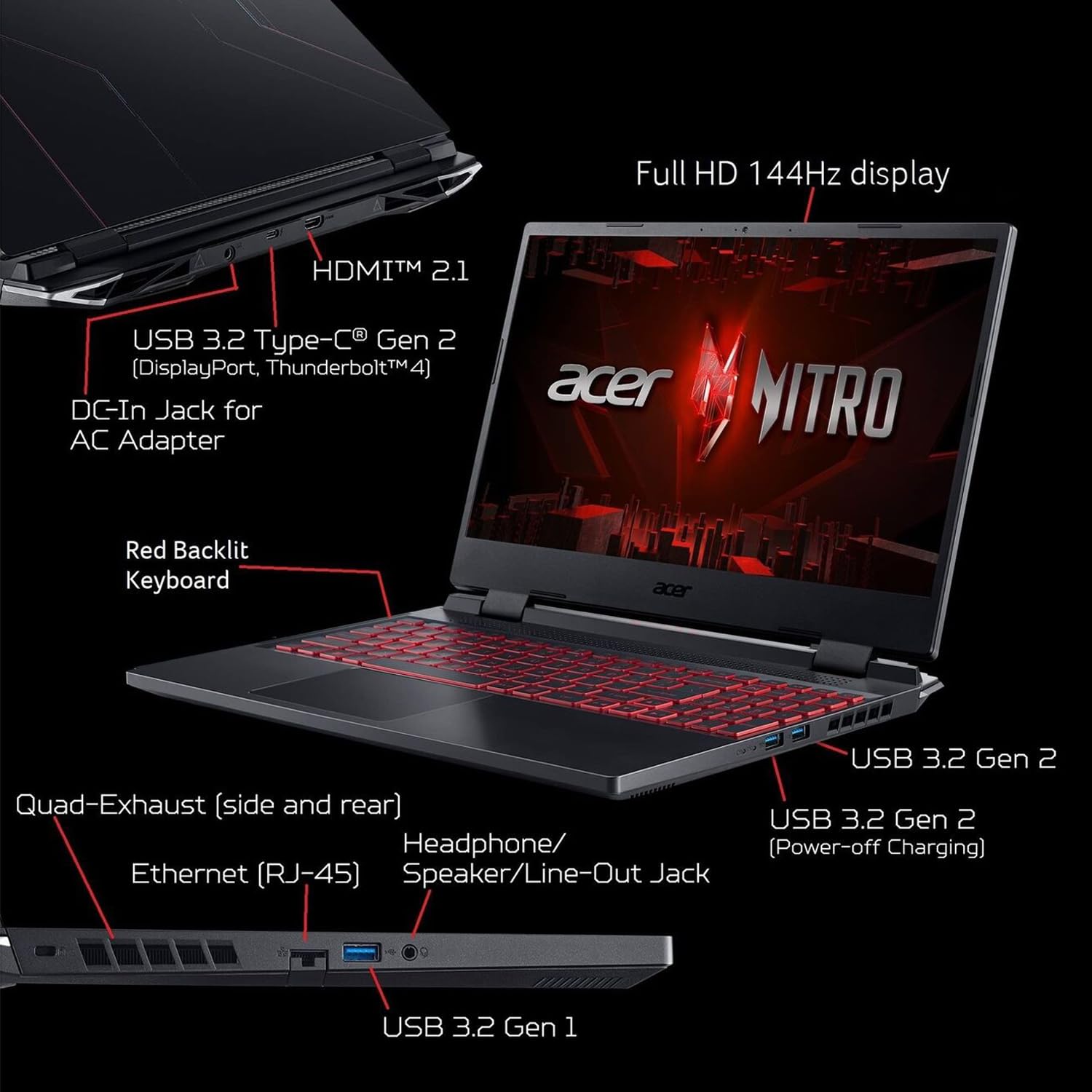 Amazon.co.jp: Acer Nitro 5 ゲーミング ノートパソコン 15.6インチ