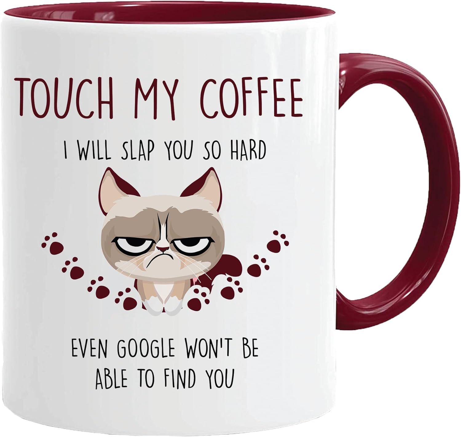 Cat Mug Touch My Coffee Gifts for Mum Birthday Gifts for Women