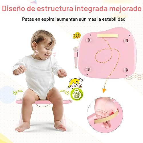 Miniatura 8 de Smasiagon - Pizarra de dibujo magnética para niños, juguetes para niñas de 1 a 2 años, pizarra de garabatos portátil para aprender y juguetes