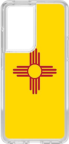 DistinctInk Clear Shockproof Hybrid Case for Samsung Galaxy S21 Ultra (6.8" Screen) - TPU Bumper, Acrylic Back, Tempered Glass Screen Protector -